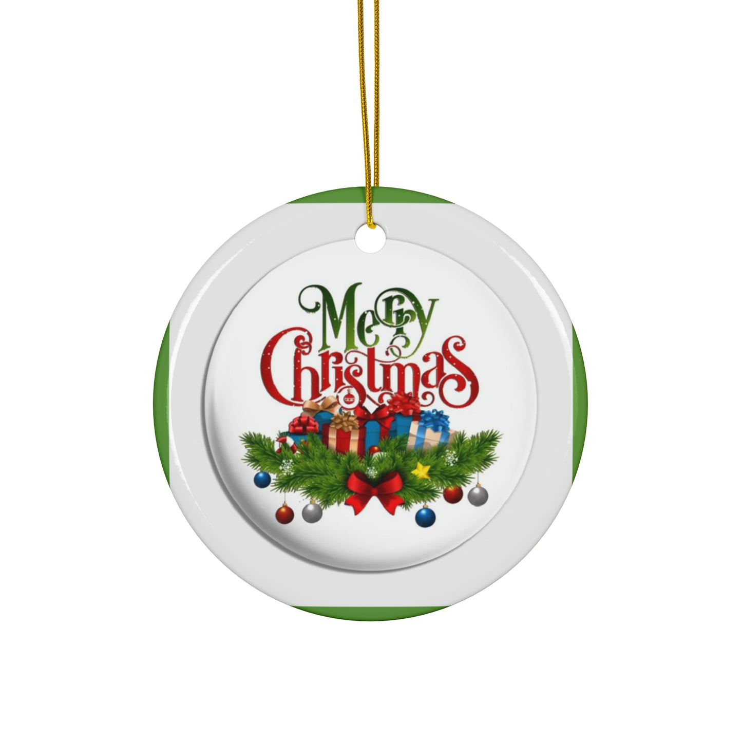 Christmas Ceramic Ornaments (1pc, 3pcs, 5pcs, 10pcs)
