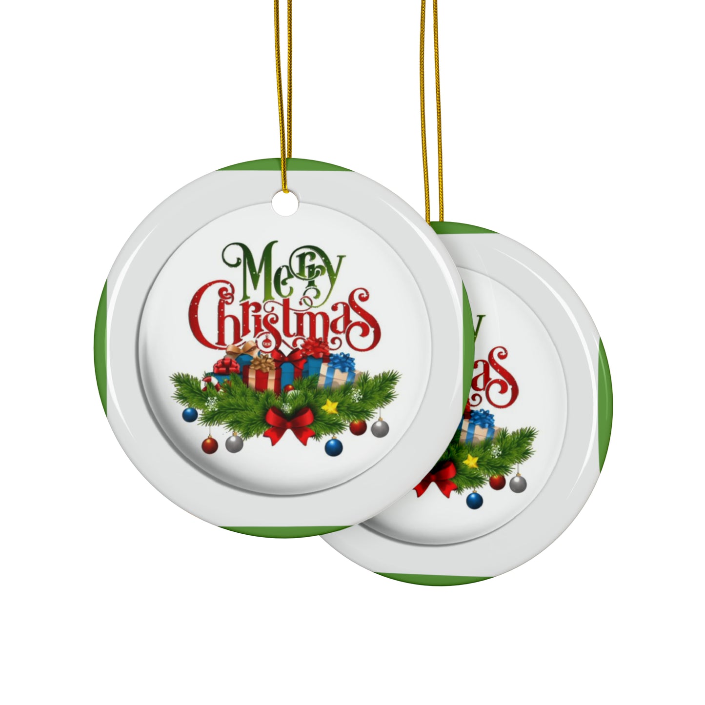 Christmas Ceramic Ornaments (1pc, 3pcs, 5pcs, 10pcs)