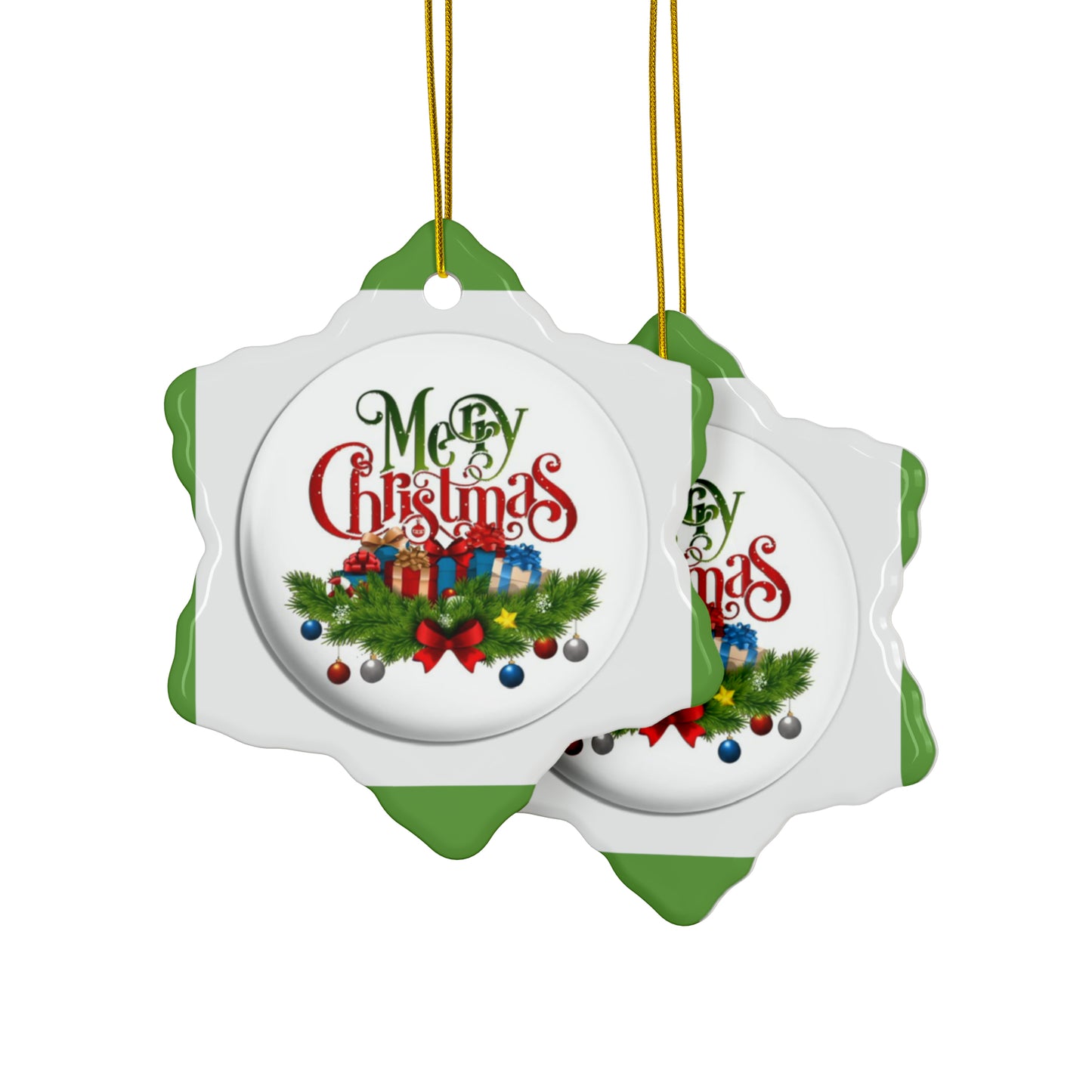 Christmas Ceramic Ornaments (1pc, 3pcs, 5pcs, 10pcs)