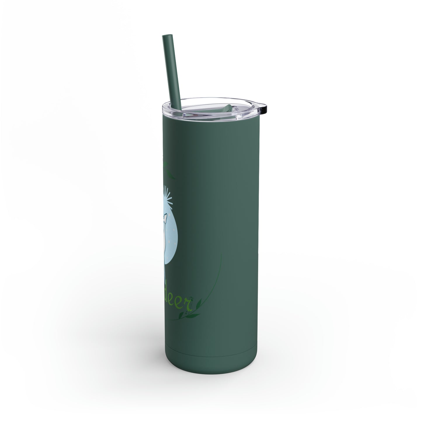 Reindeer Maars Maker Skinny Matte Tumbler, 20oz