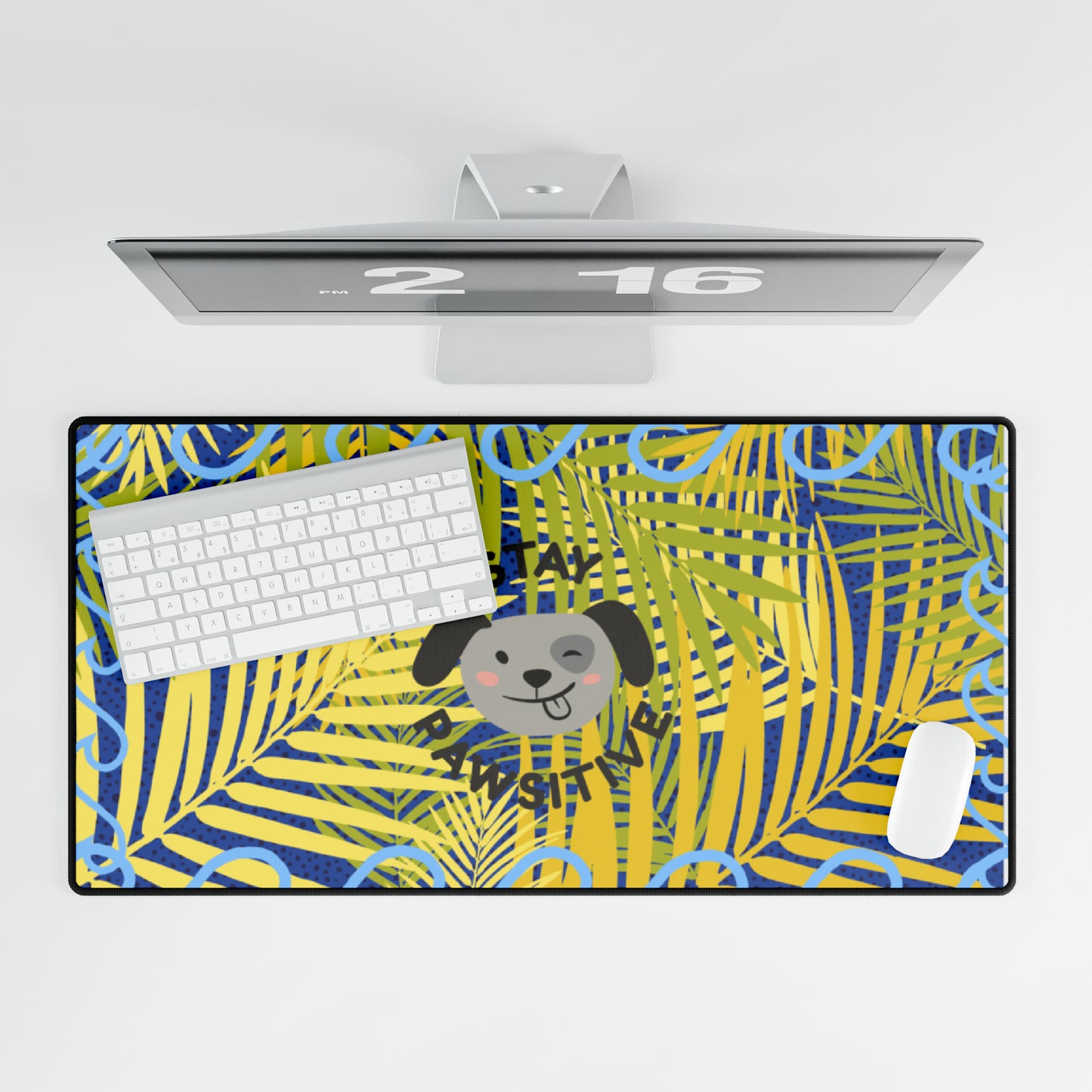 Stay Pawsitive Desk Mats