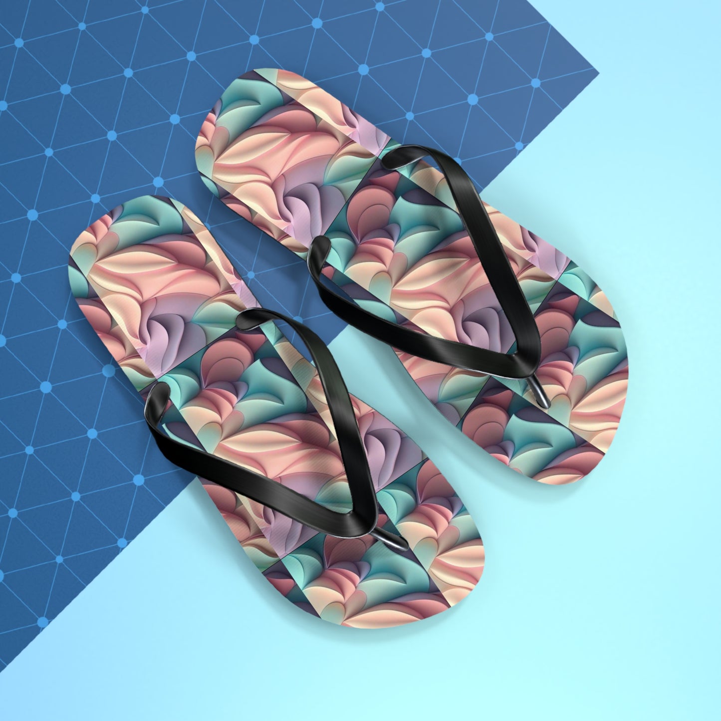 Multicolored Flip Flops