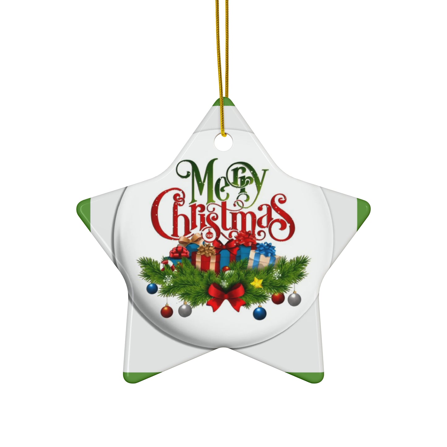 Christmas Ceramic Ornaments (1pc, 3pcs, 5pcs, 10pcs)