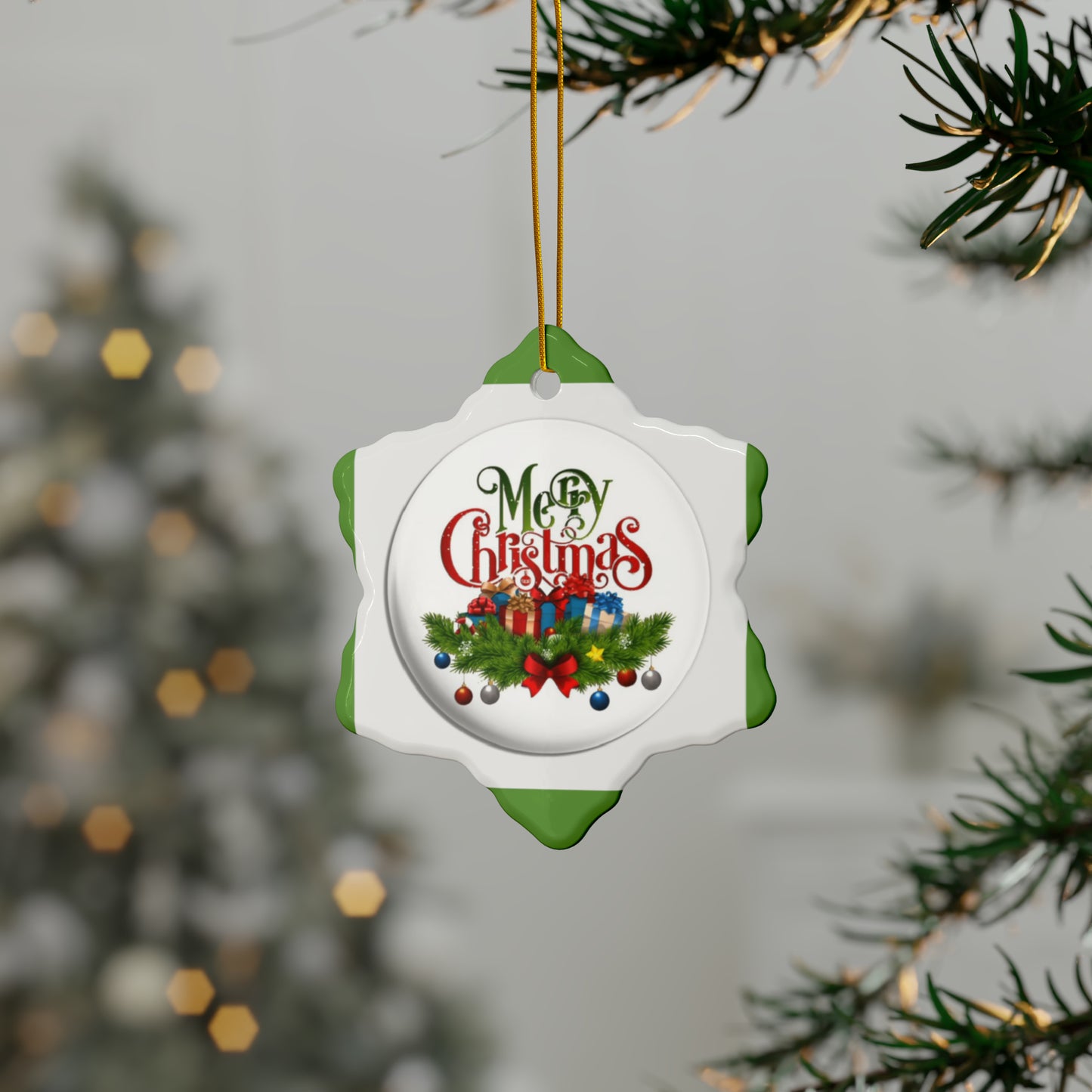 Christmas Ceramic Ornaments (1pc, 3pcs, 5pcs, 10pcs)