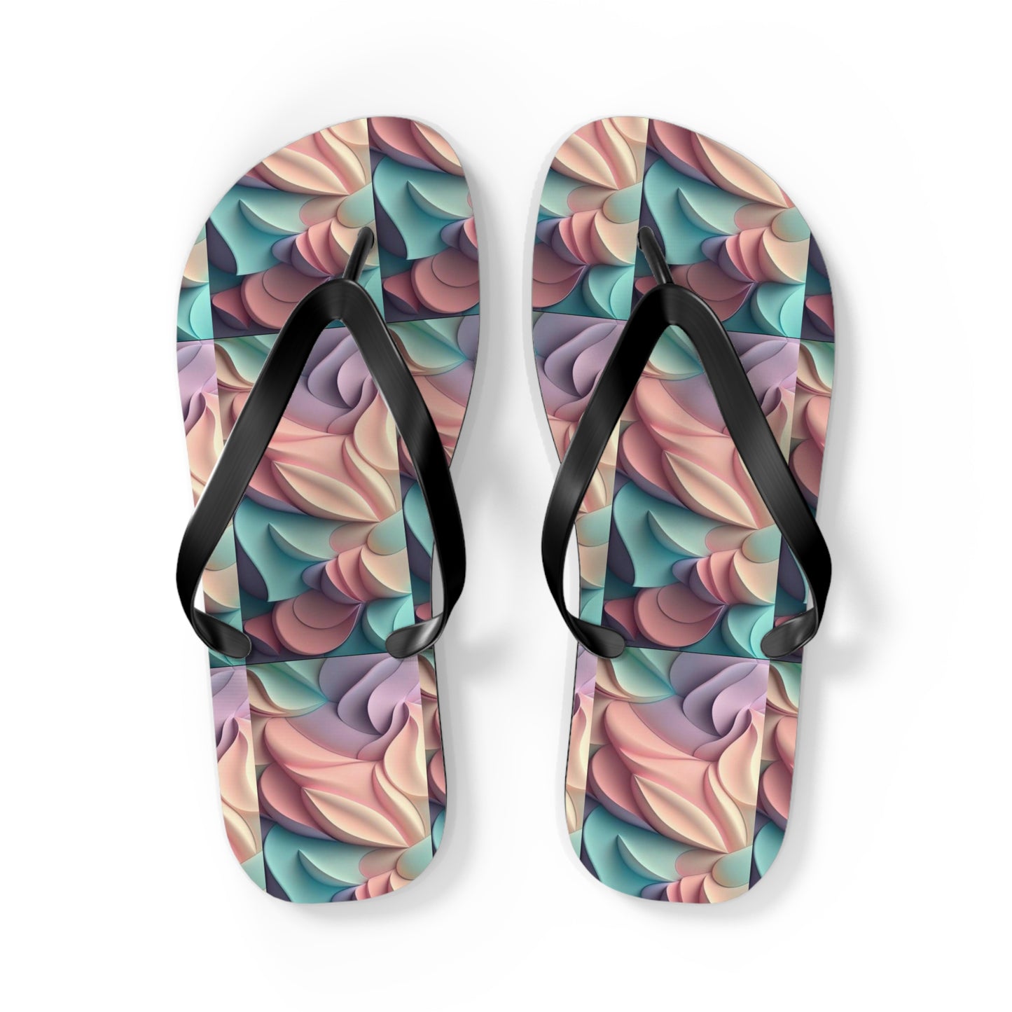 Multicolored Flip Flops