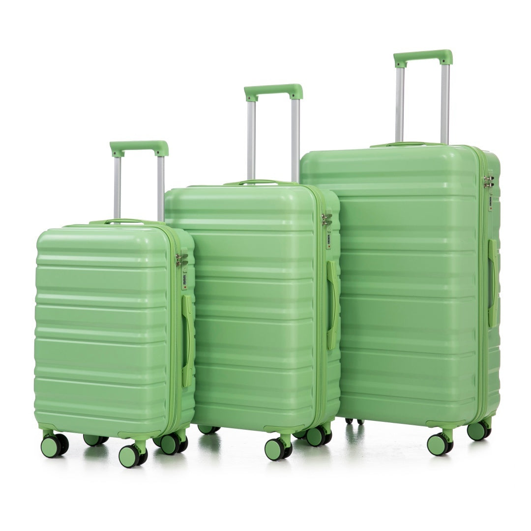 HIFINE TOURIST 20 24 28 3 Pcs Set In ABS Spinner Wheel Luggage, Carry On Suitcase, Matching Color Combination Loc (ONLY SHIPS TO THE US)