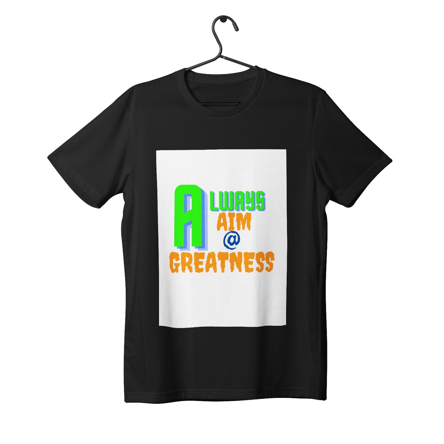 Always Aim At Greatness Couple's Pima Cotton Jersey Short Sleeve T-shirt