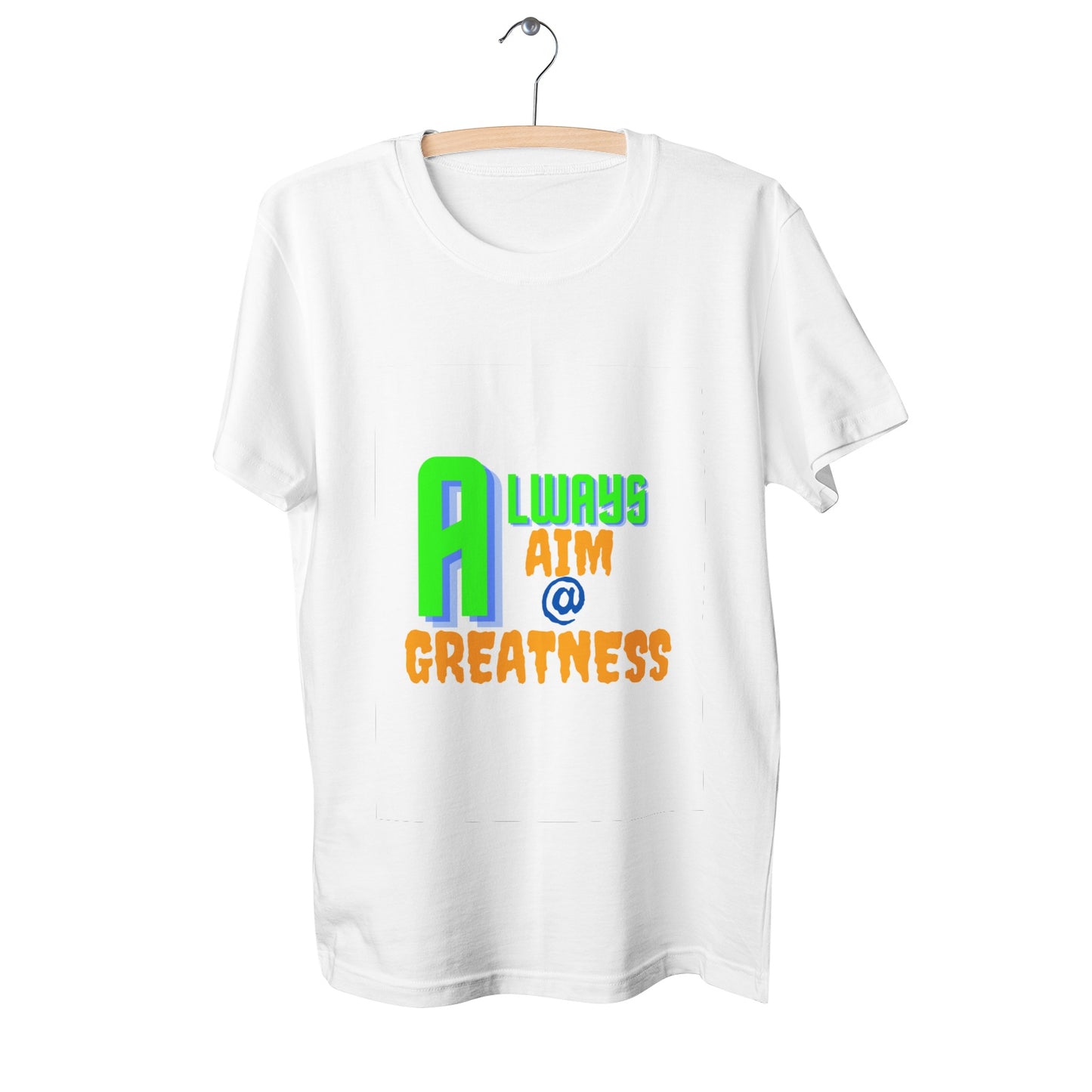 Always Aim At Greatness Couple's Pima Cotton Jersey Short Sleeve T-shirt