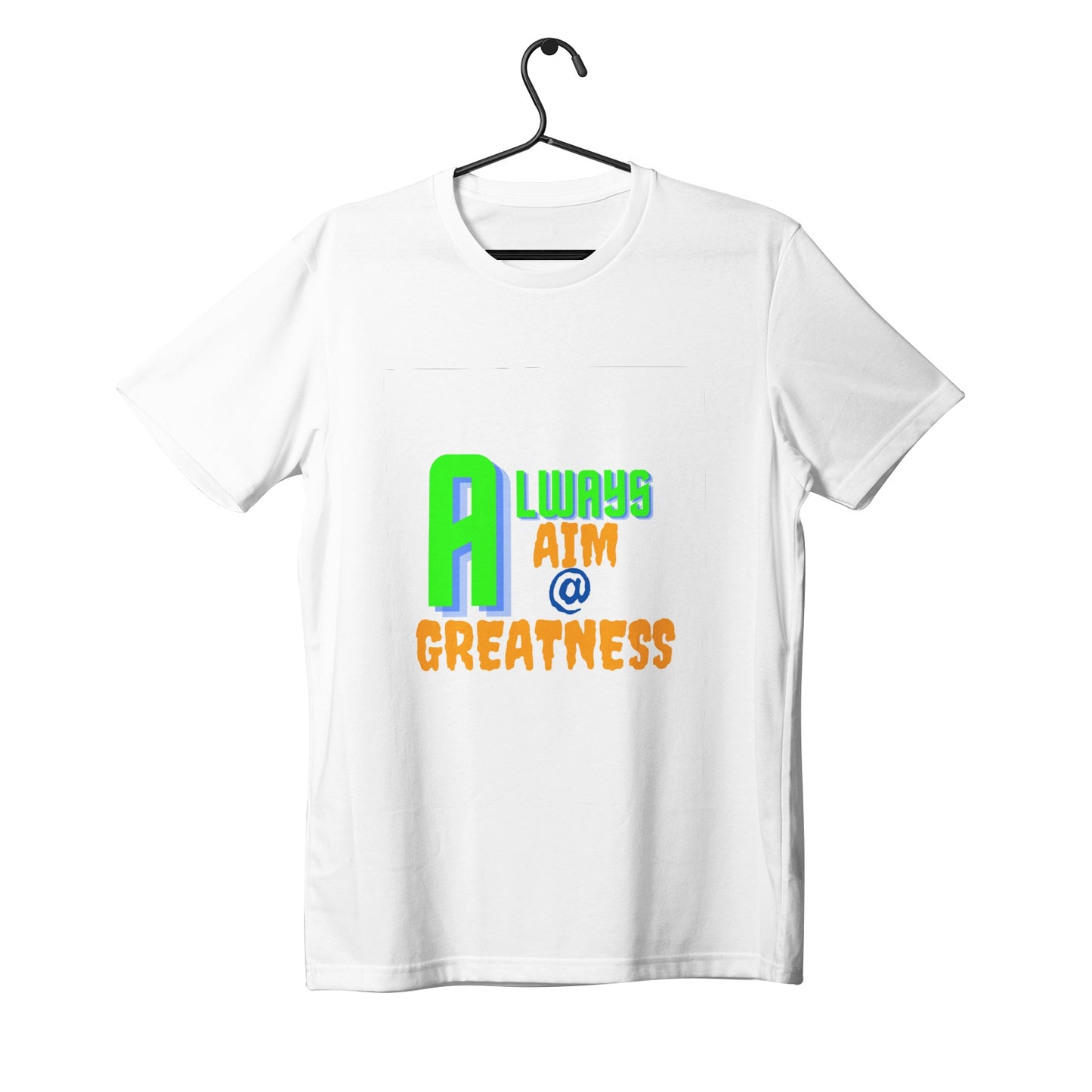 Always Aim At Greatness Couple's Pima Cotton Jersey Short Sleeve T-shirt