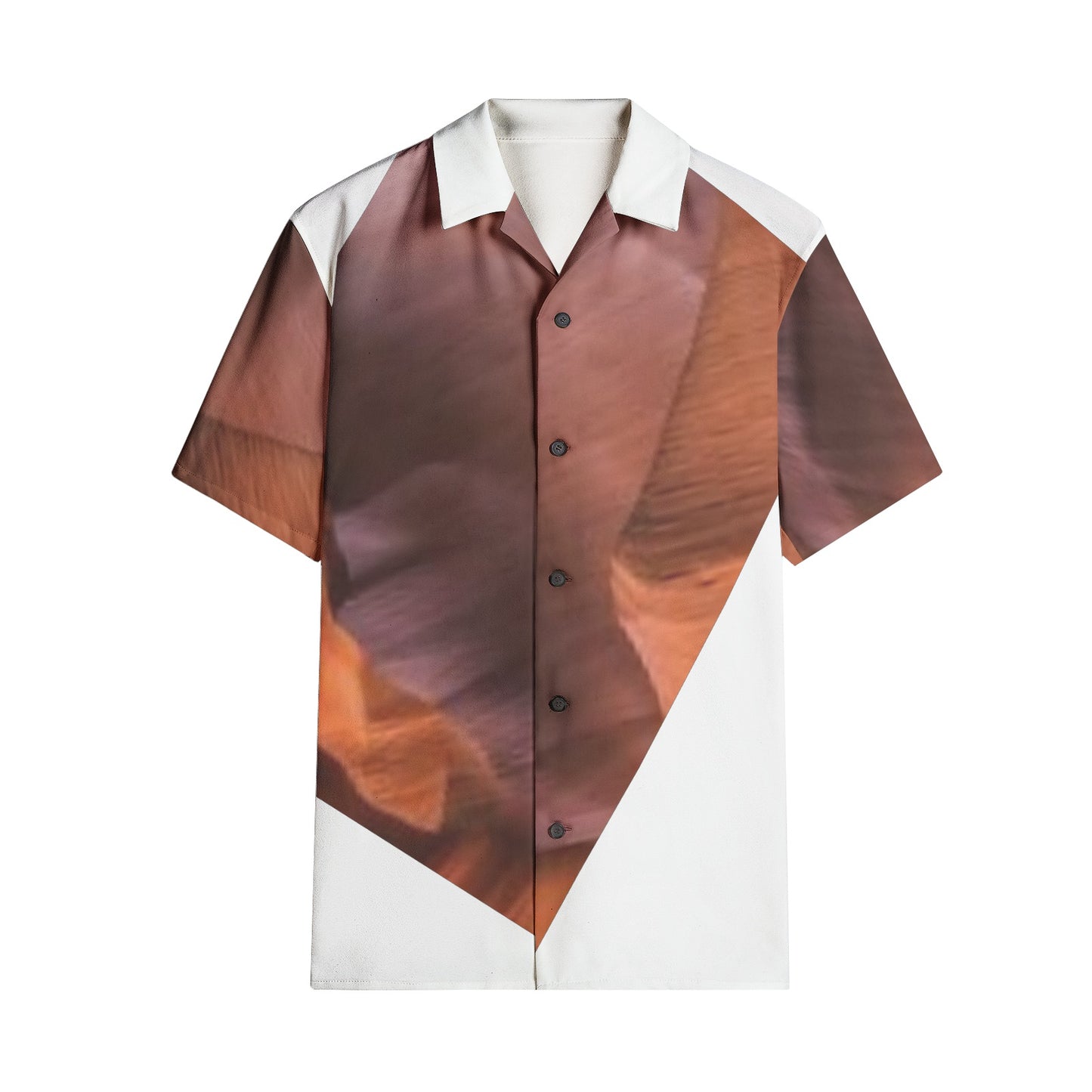 Multicolored Men's All-over print Short Sleeve Shirts