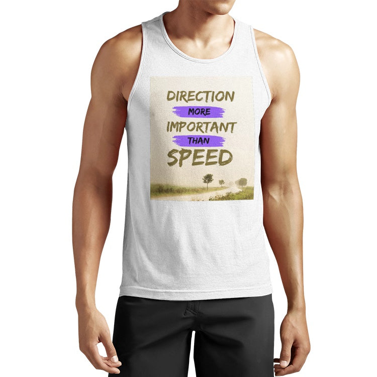 Men's Performance Cotton Tank Top Shirt