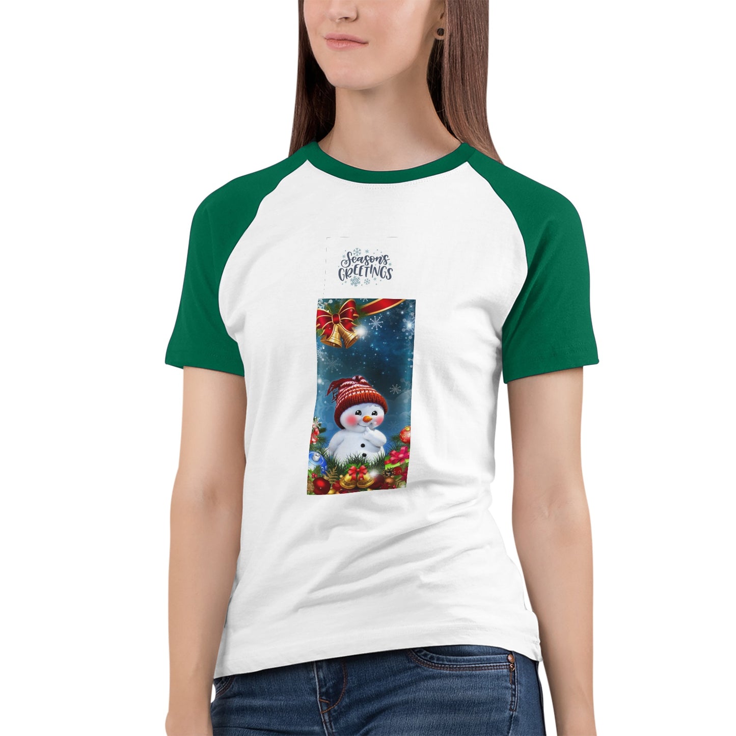 Women's Premium Cotton Raglan Tshirts