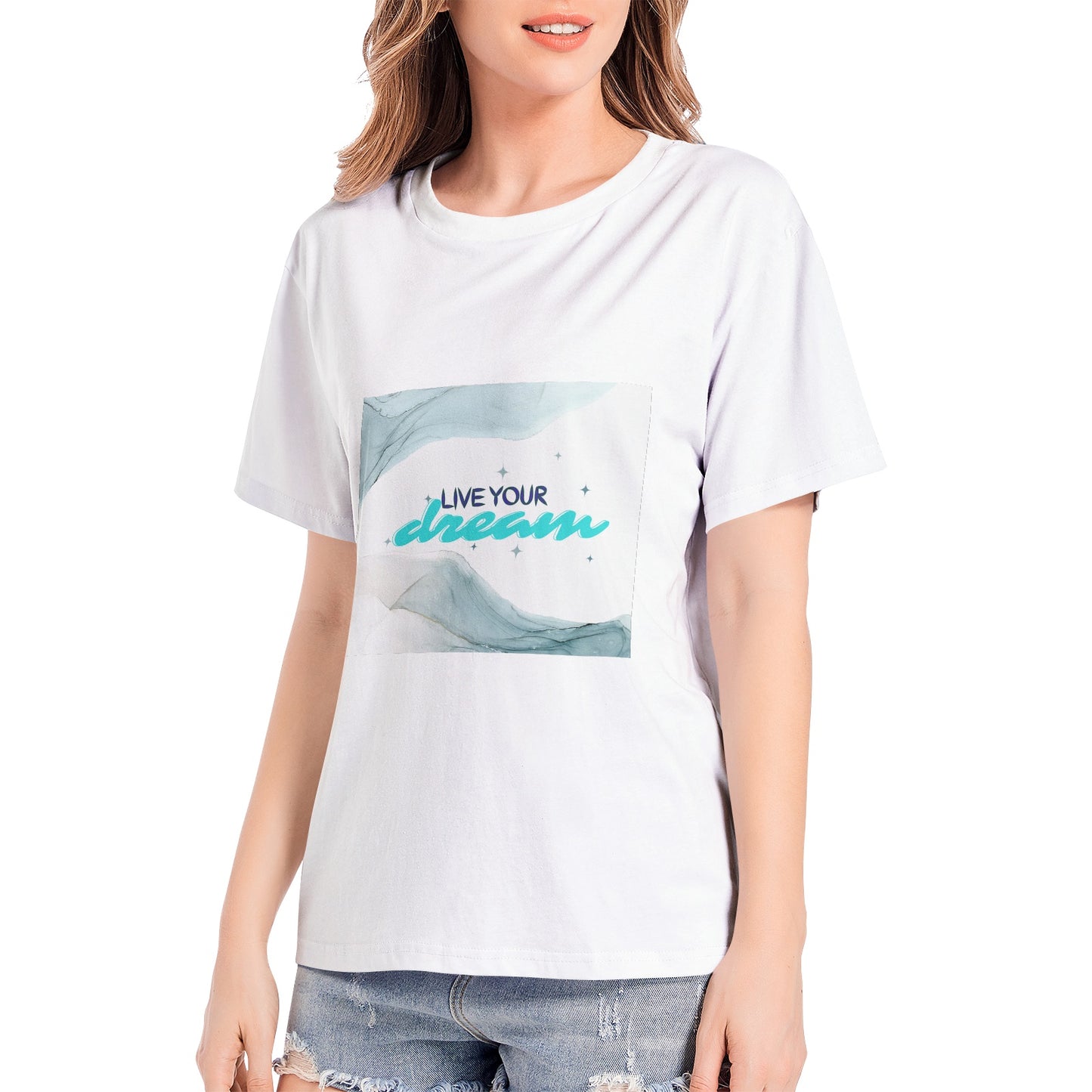Women's Premium Cotton Aldut T-Shirt