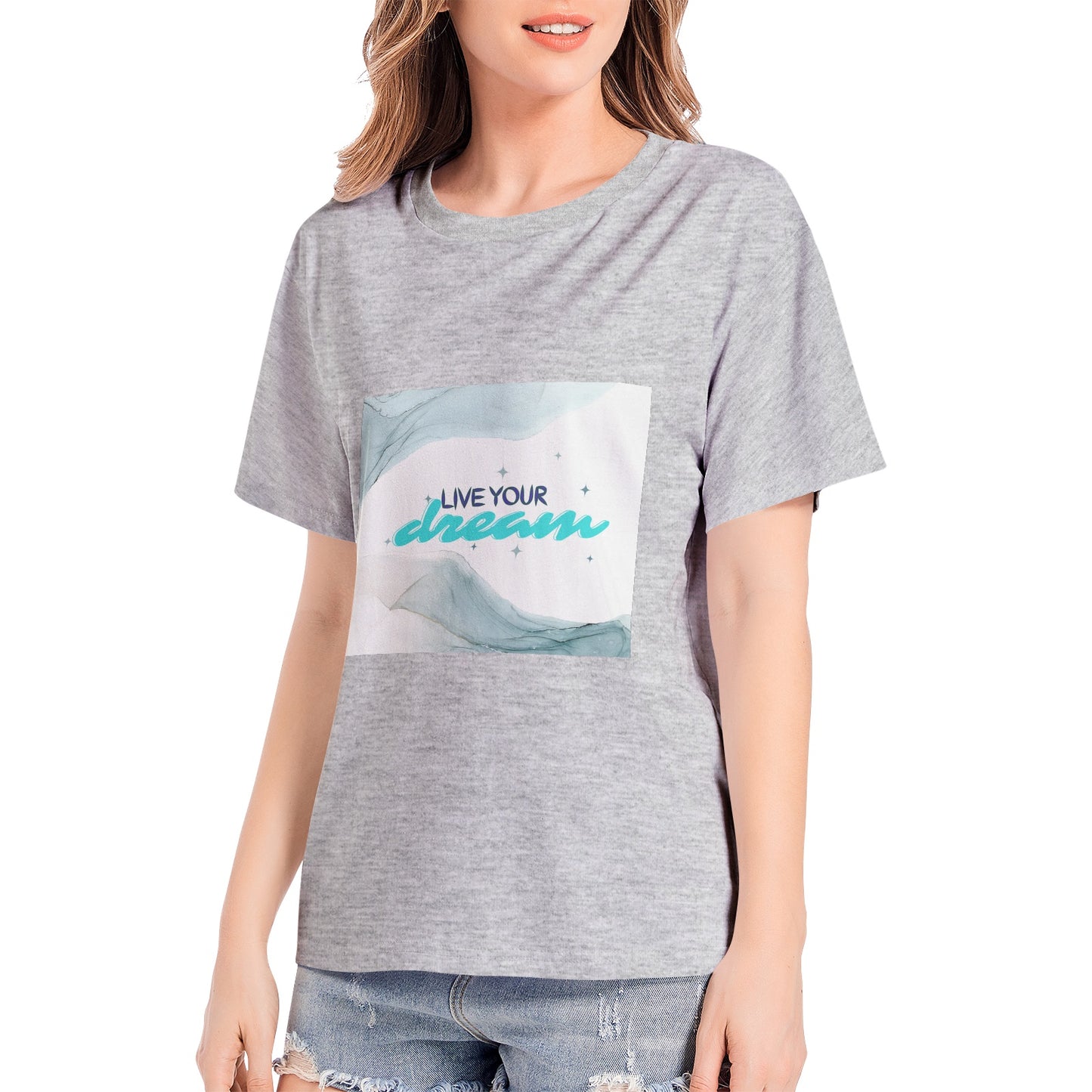 Women's Premium Cotton Aldut T-Shirt