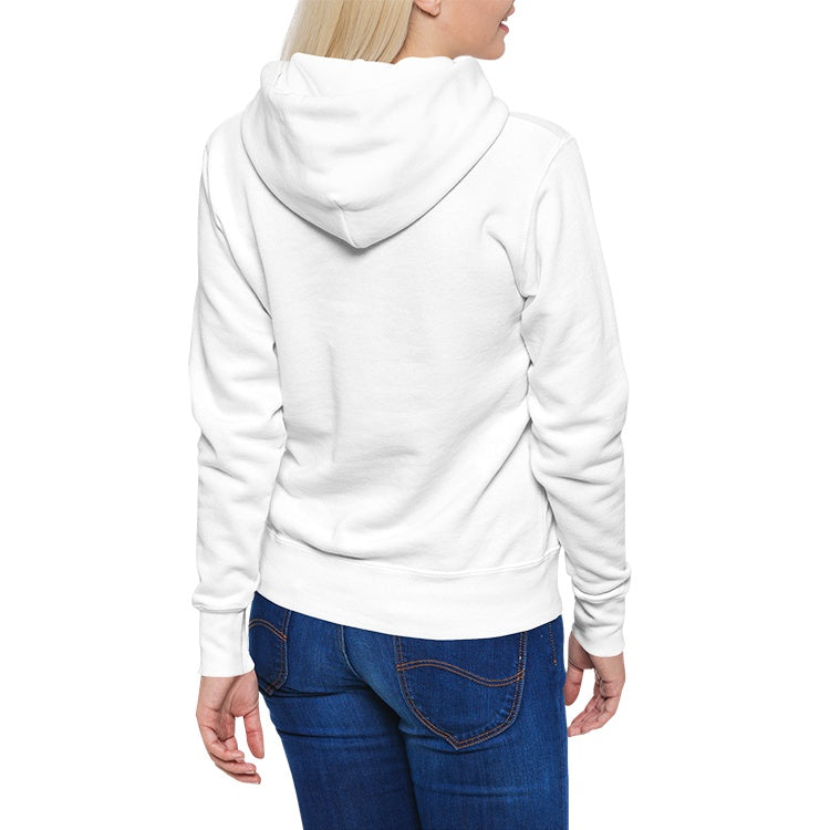 White Coloured Women's Santa Hoodie