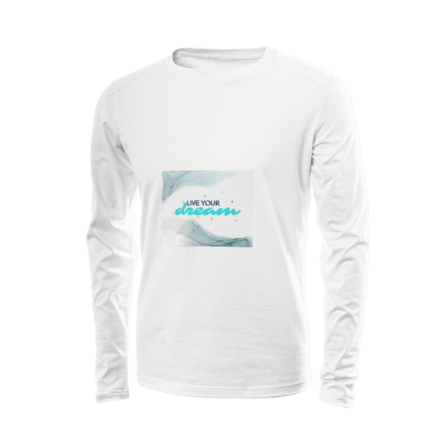 Live Your Dream Men's 100% Highweight Cotton Long Sleeve Shirts
