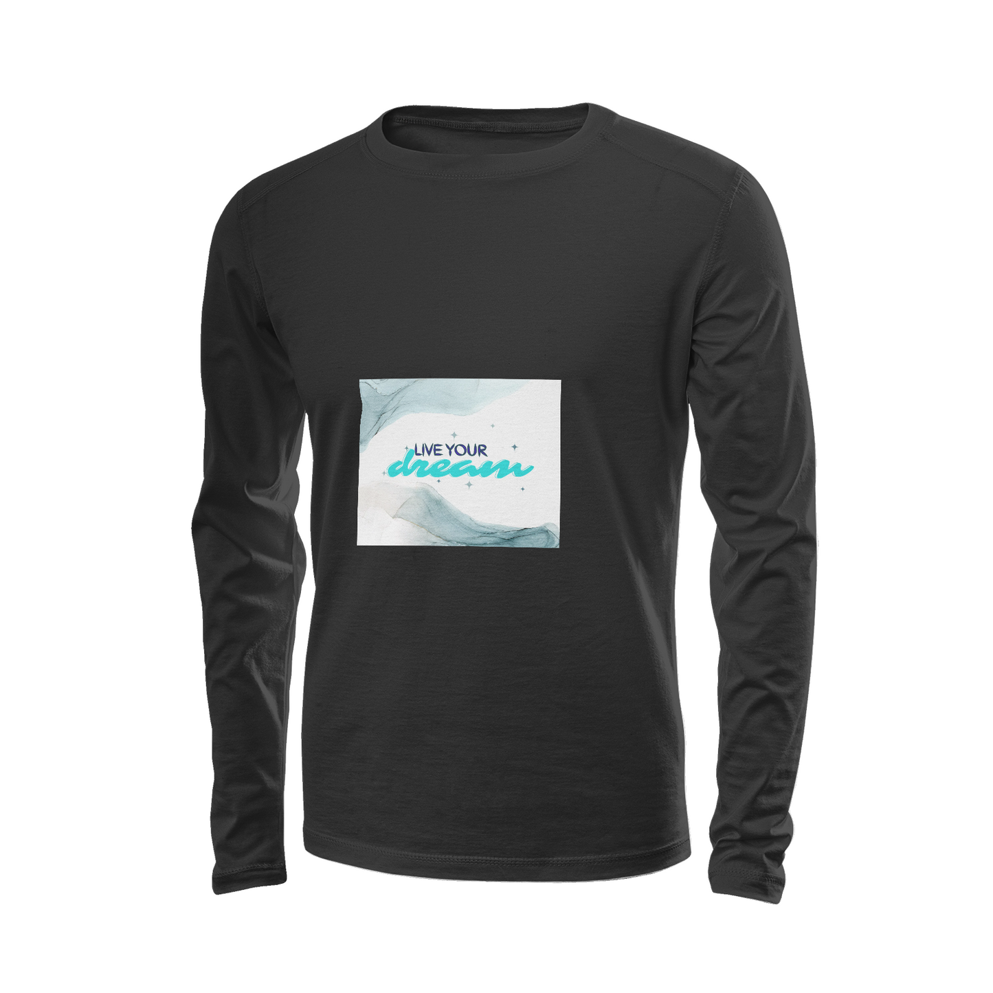 Live Your Dream Men's 100% Highweight Cotton Long Sleeve Shirts