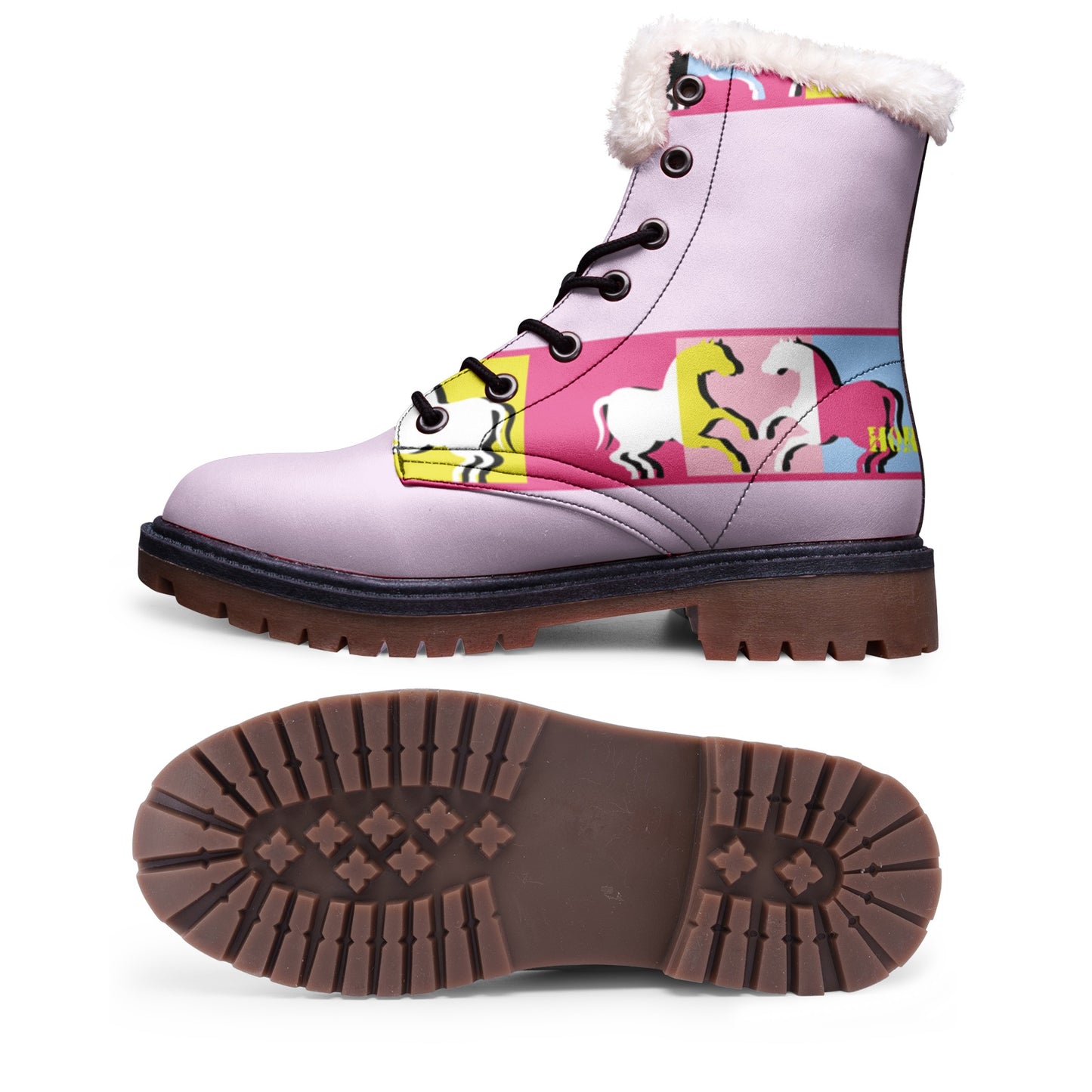 Unisex Lace Up Winter Boots Fashion Comfort Chukka Boots