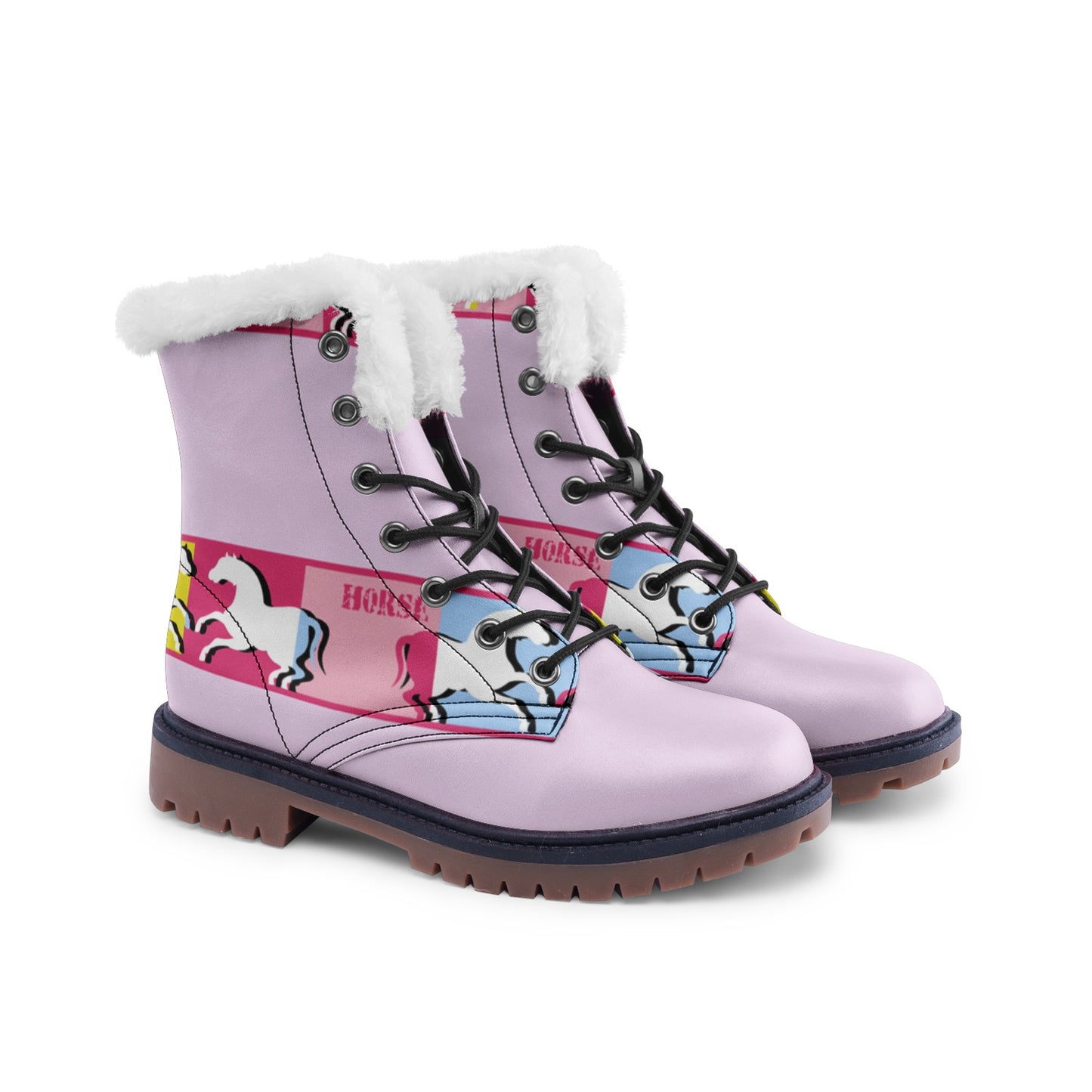 Unisex Lace Up Winter Boots Fashion Comfort Chukka Boots