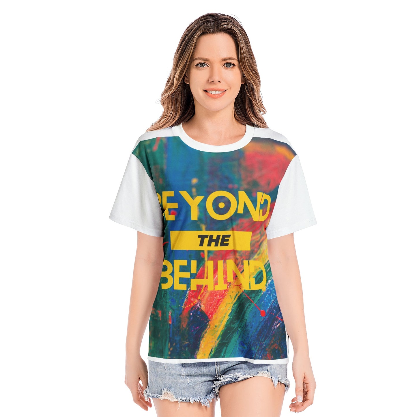 Beyond the Behind Unisex All-over Print Cotton T-Shirts