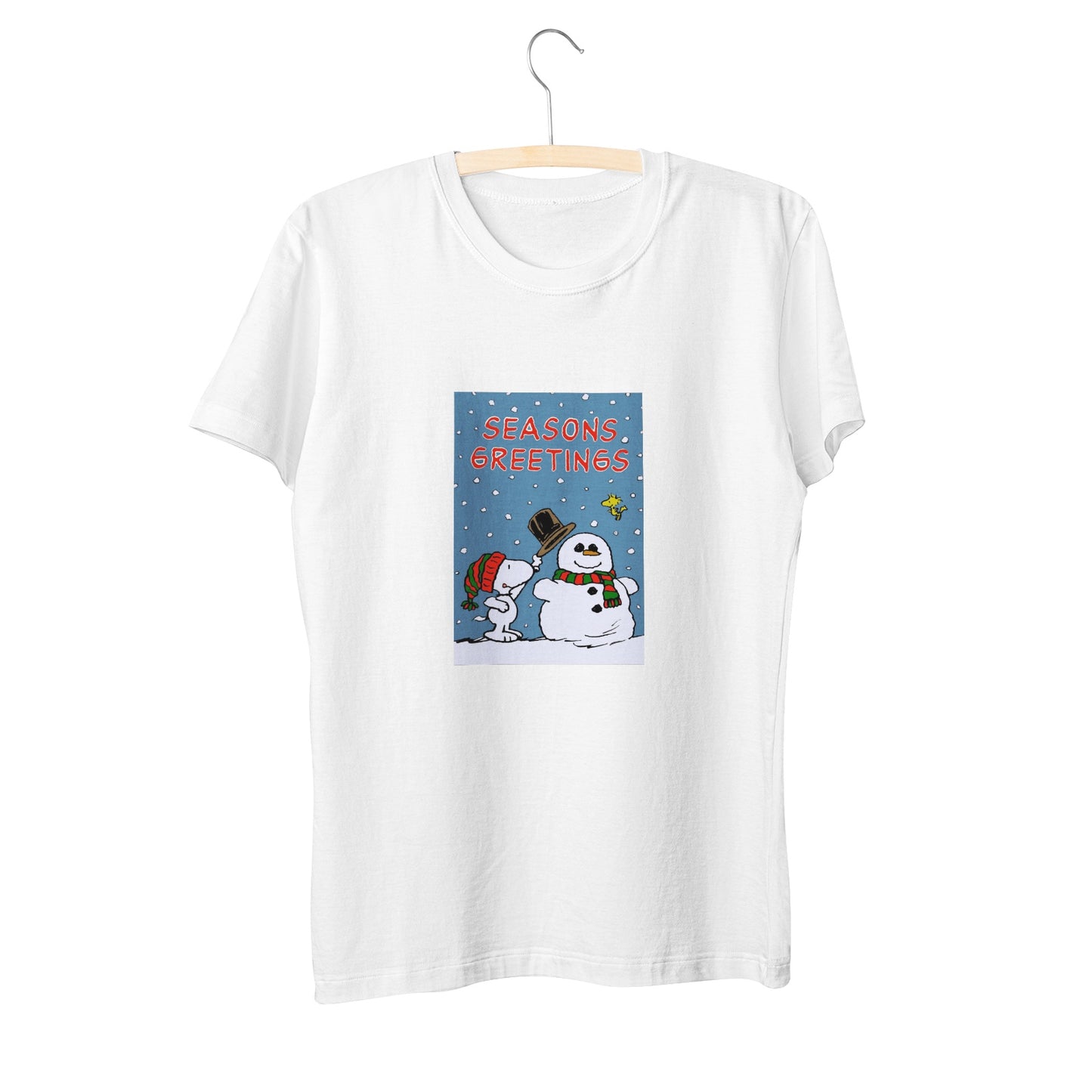 Christmas Couple's Crew Neck Cotton Jersey T-Shirt