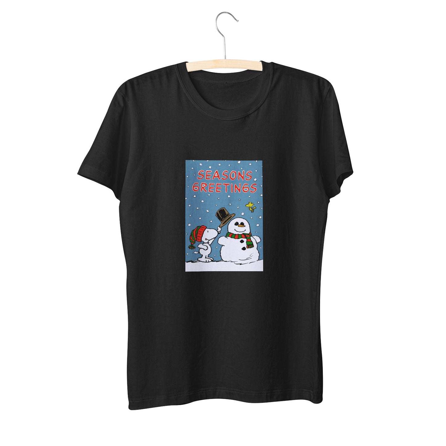 Christmas Couple's Crew Neck Cotton Jersey T-Shirt