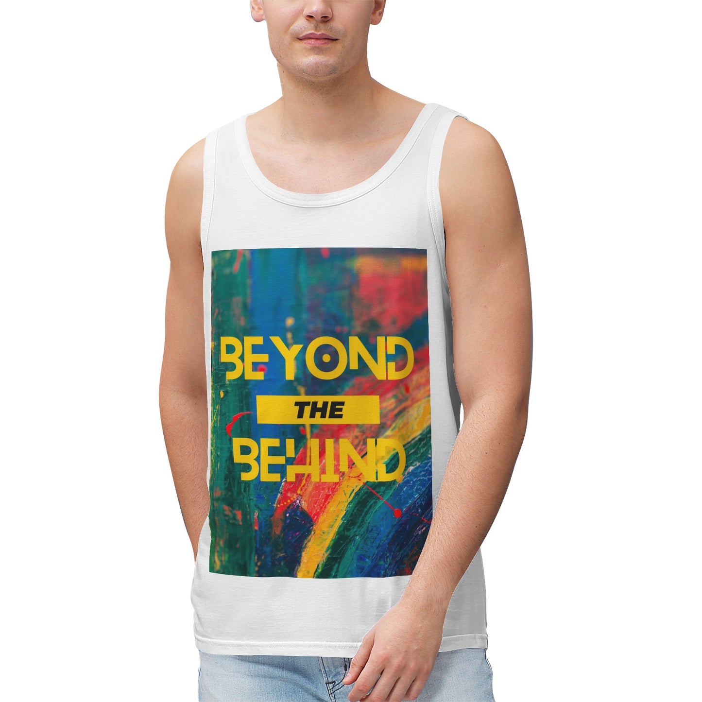 Beyond The Behind Men's 100% Cotton Tank