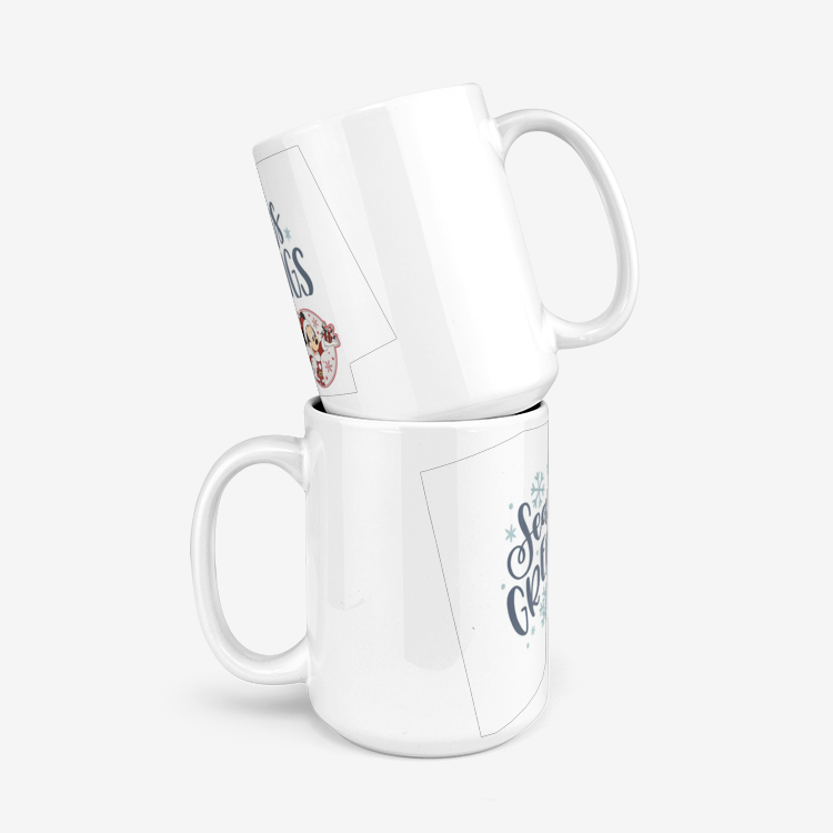 Season Greetings Classic Glossy Mug