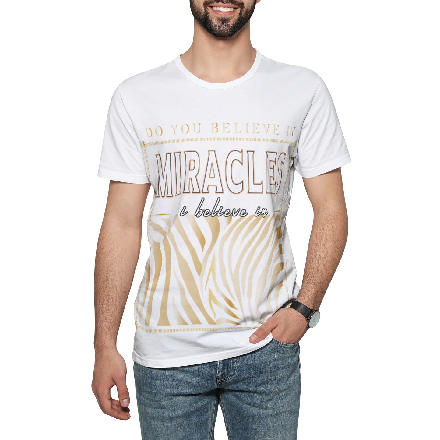 Unisex All-Over Print Cotton T-shirts