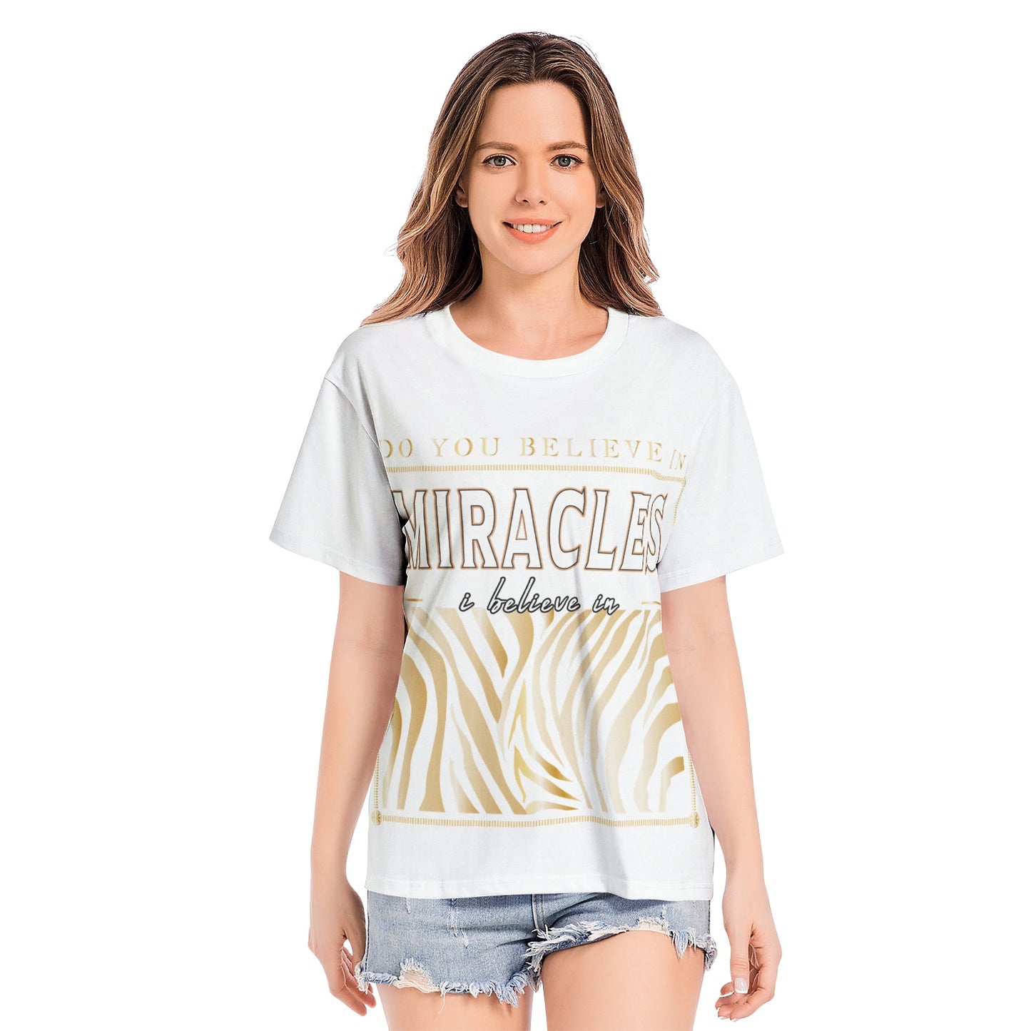 Unisex All-Over Print Cotton T-shirts