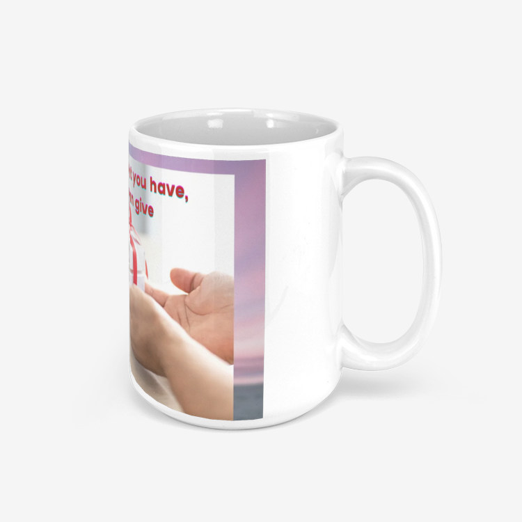 Life Is Not About What You Have Classic Glossy Mug