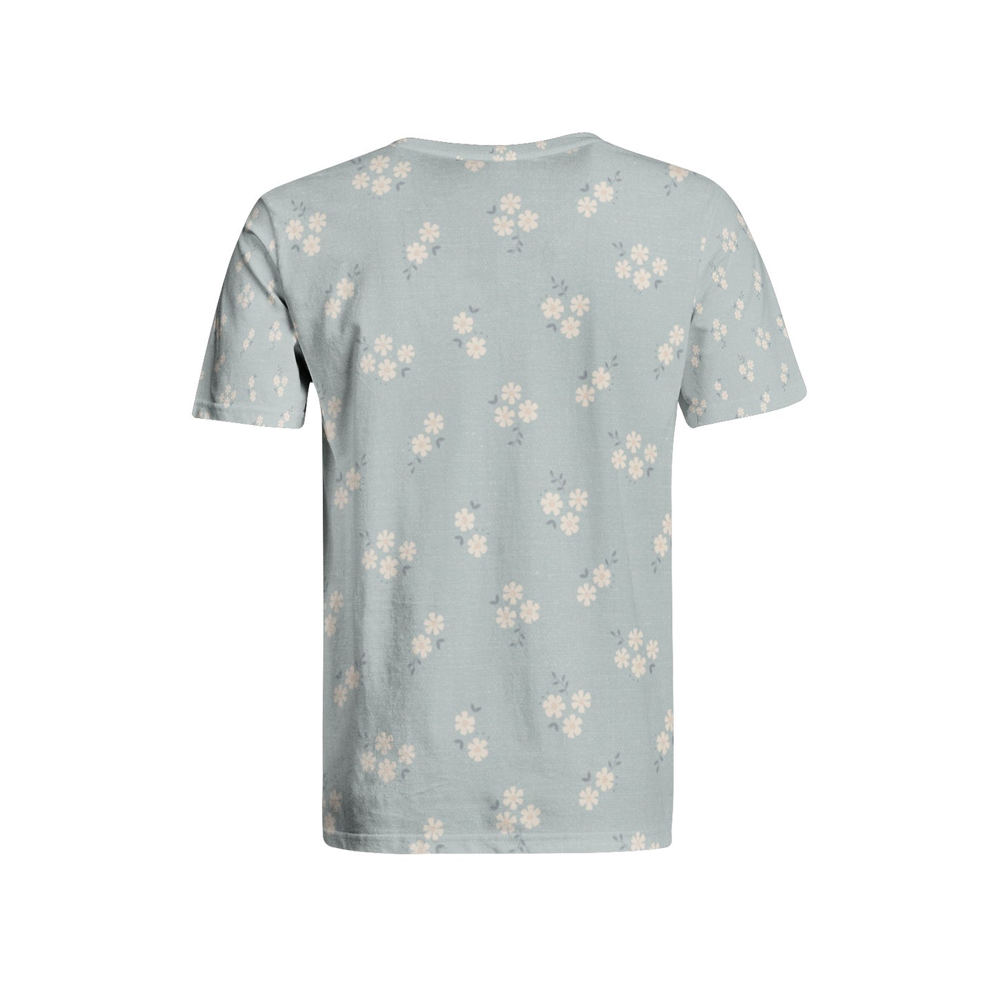 100K Multicolored Men's All-Over Print Crew Neck T-shirts