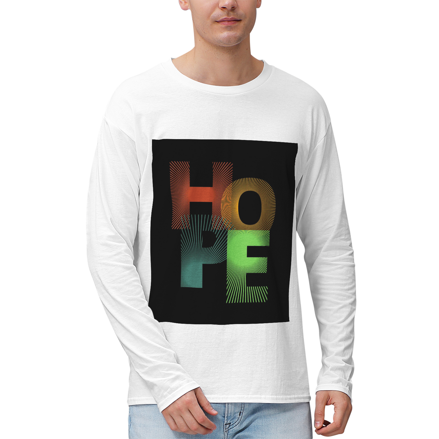 Hope Men's 100% Highweight Cotton Long Sleeve Shirts
