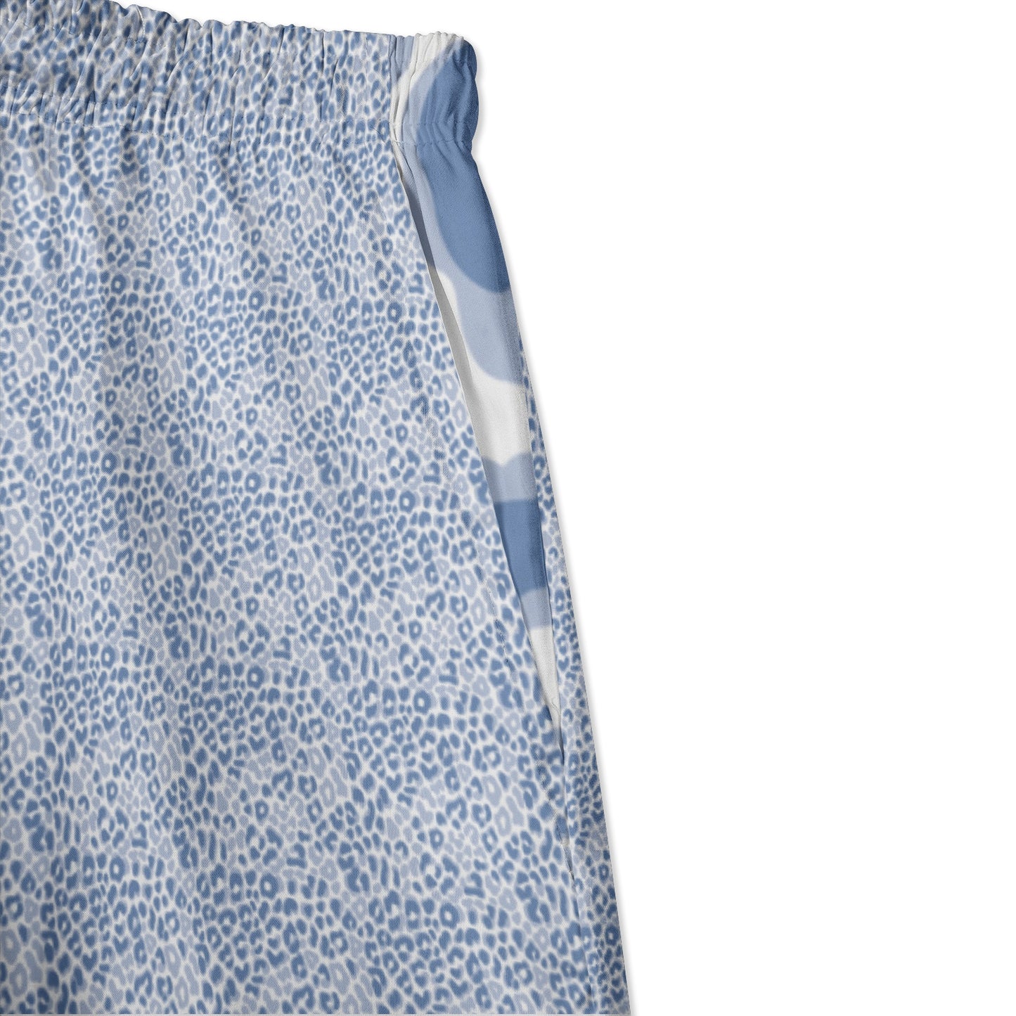 Blue sea Men's All-Over-Print Hawiian Shirt Sets