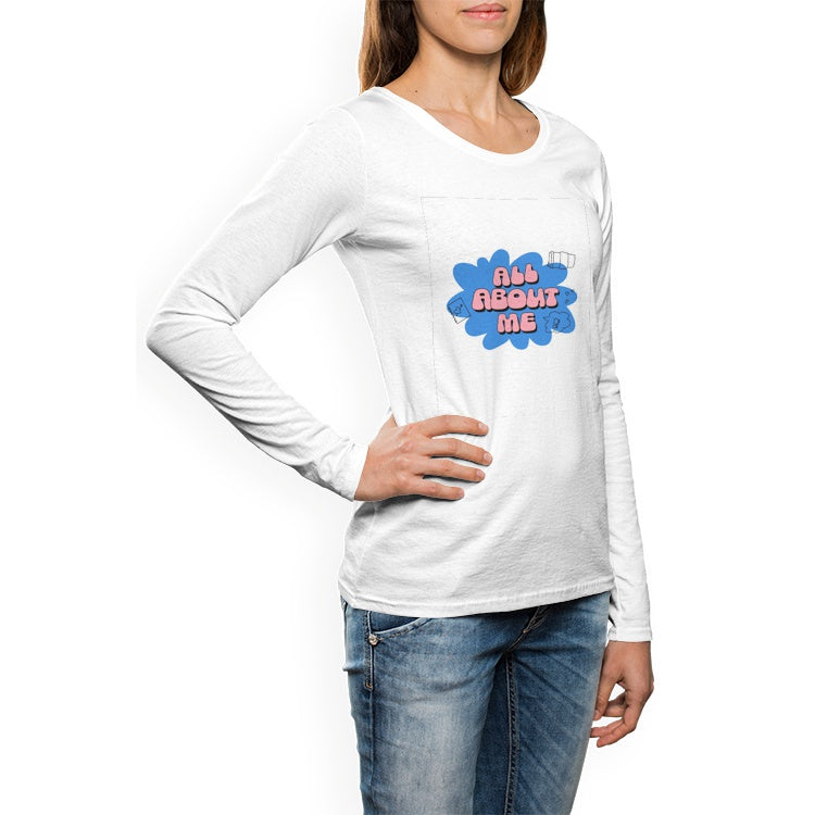 Women's Crew Neck Long sleeve T-shirt