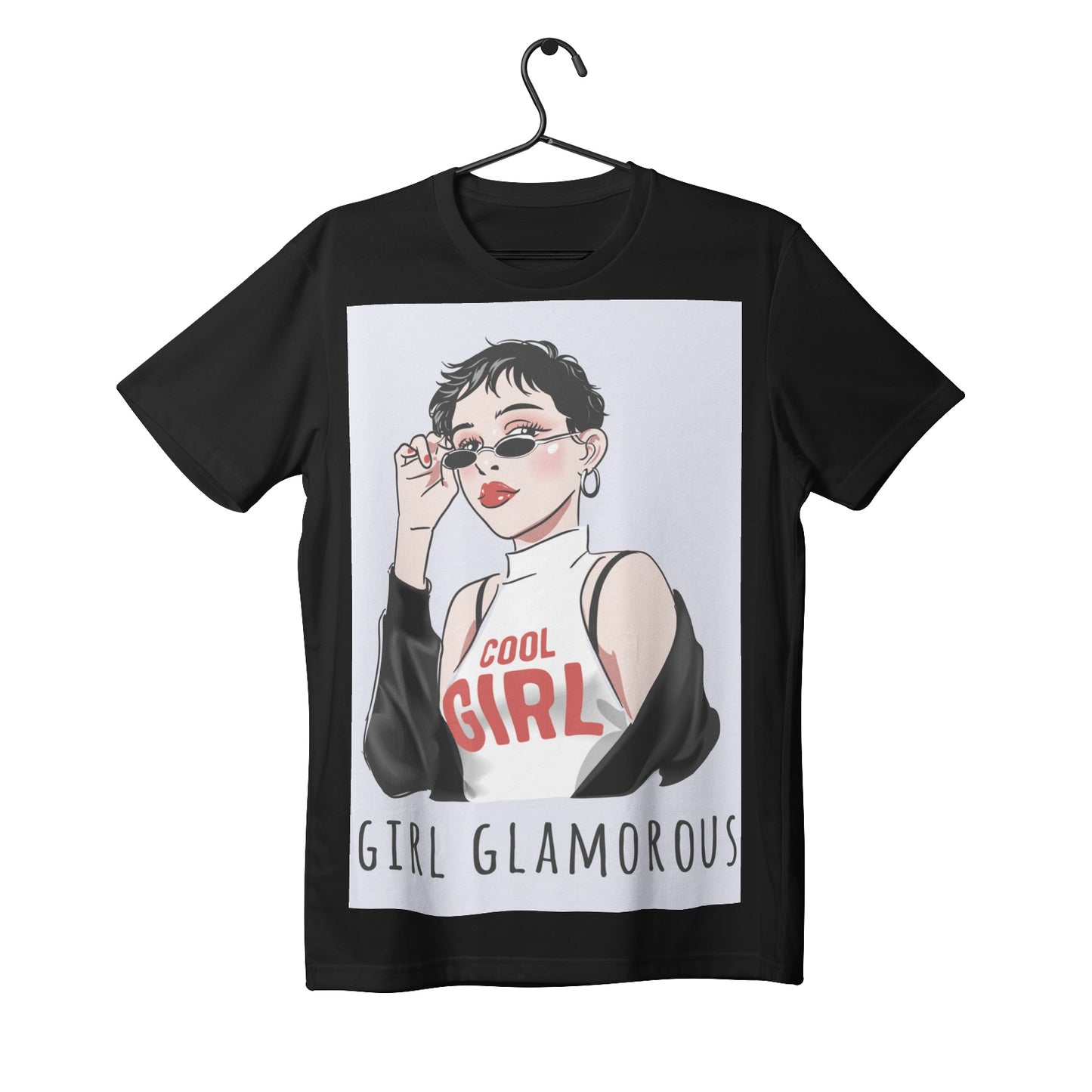 Cool Girl/Cute Couple's Pima Cotton Jersey Short Sleeve T-shirt