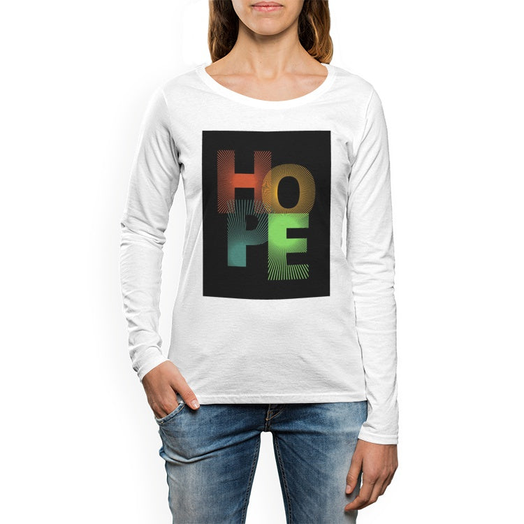 Women's Crew Neck Long sleeve T-shirt