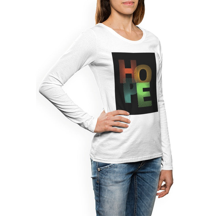 Women's Crew Neck Long sleeve T-shirt