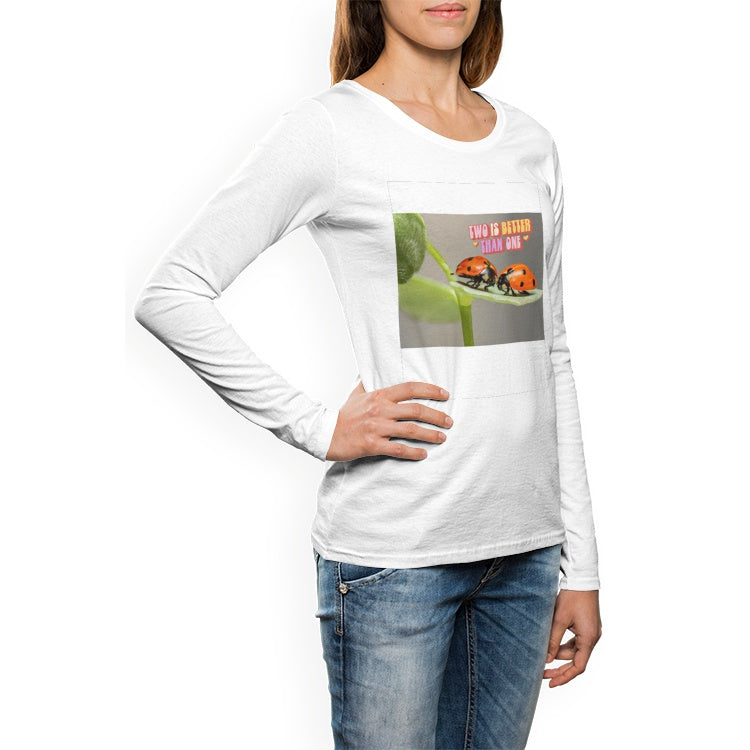 Women's Crew Neck Long sleeve T-shirt