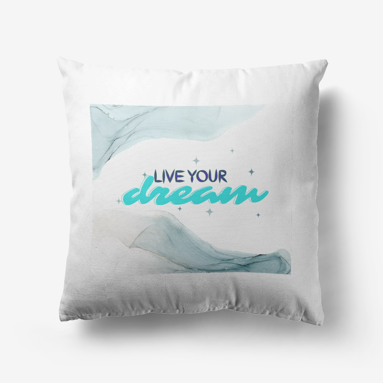Live Your Dream Home Goods Premium Hypoallergenic Throw Pillow