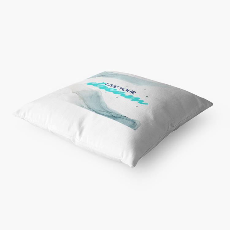 Live Your Dream Home Goods Premium Hypoallergenic Throw Pillow