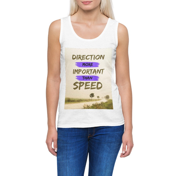Women’s Stretch Wide Shoulder Straps Neckline Tank Top