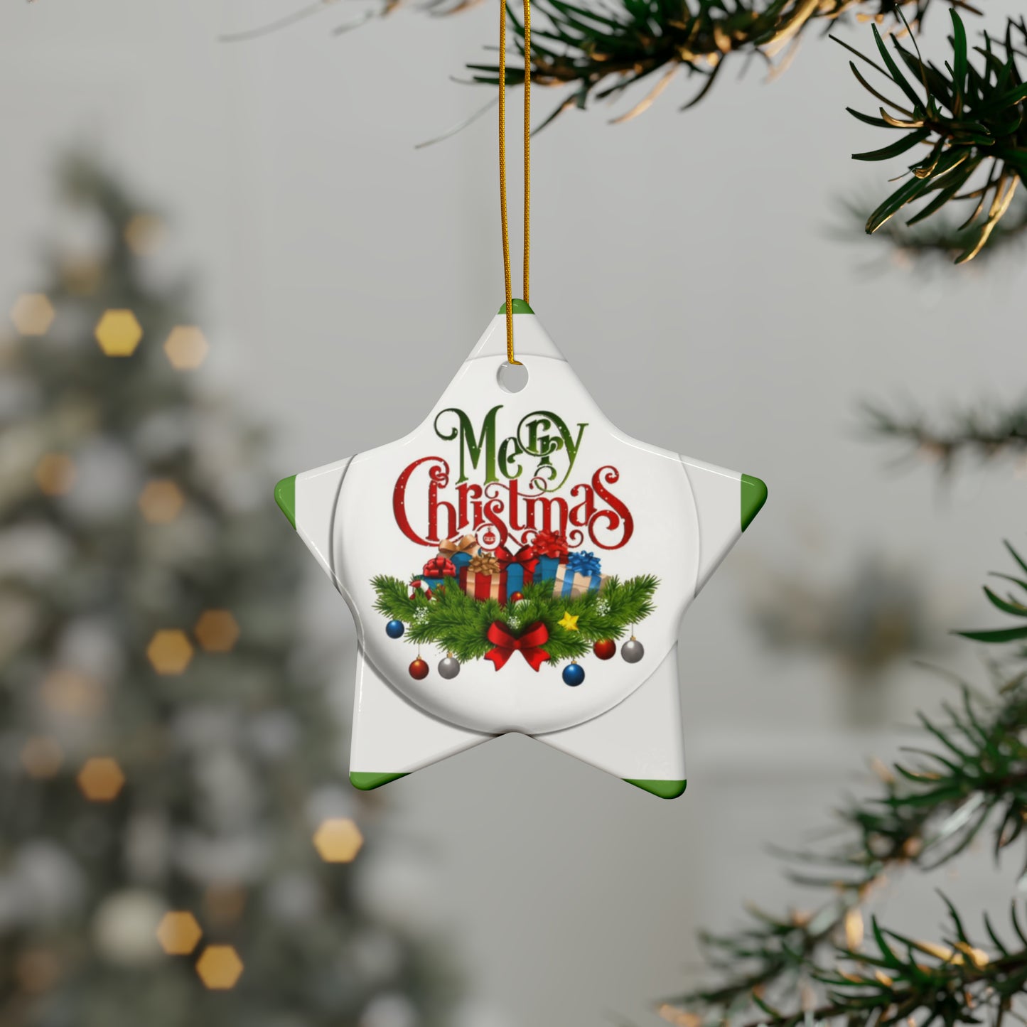 Christmas Ceramic Ornaments (1pc, 3pcs, 5pcs, 10pcs)