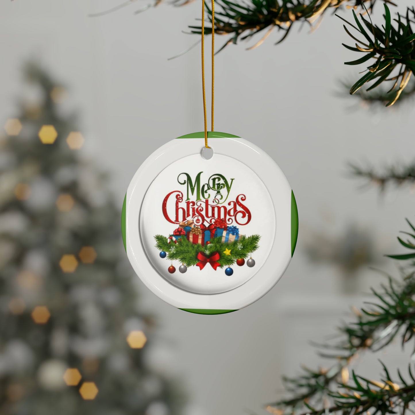 Christmas Ceramic Ornaments (1pc, 3pcs, 5pcs, 10pcs)