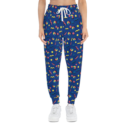 Multicolored Athletic Joggers (AOP)