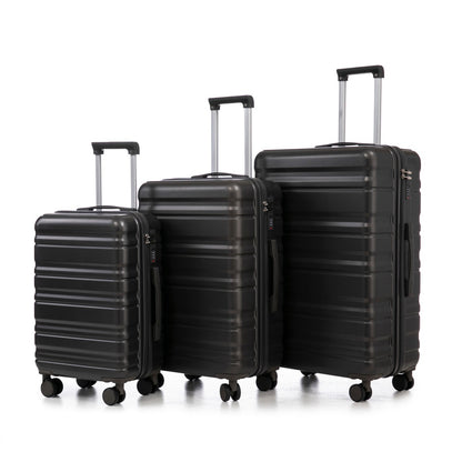 HIFINE TOURIST 20   24  28 3 Pcs   Set In ABS Spinner Wheel Luggage, Carry On Suitcase, Matching Color   Combination Loc (ONLY SHIPS TO THE US)