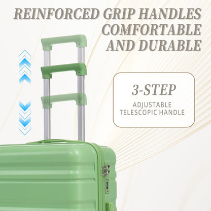 HIFINE TOURIST 20   24  28 3 Pcs   Set In ABS Spinner Wheel Luggage, Carry On Suitcase, Matching Color   Combination Loc (ONLY SHIPS TO THE US)