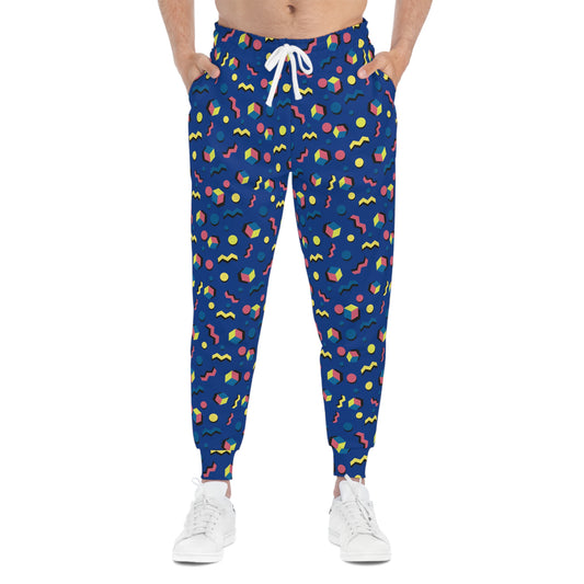 Multicolored Athletic Joggers (AOP)