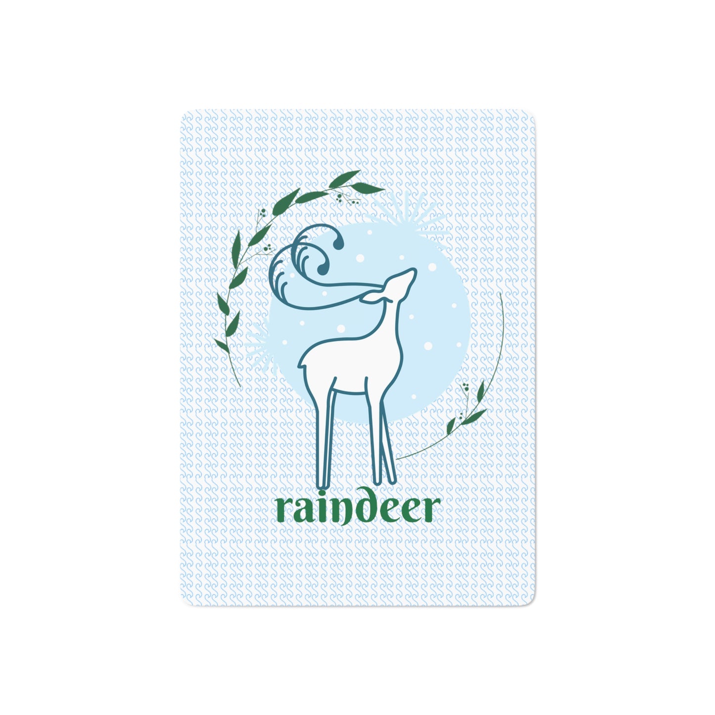 Raindeer Custom Poker Cards
