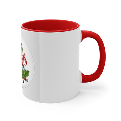 Christmas Accent Coffee Mug, 11oz